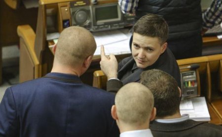 В Верховной раде была задержана Савченко