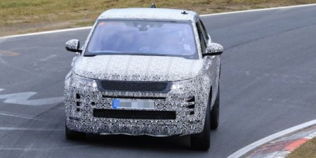 Обновленный Range Rover Evoque замечен на Нюрбургринге