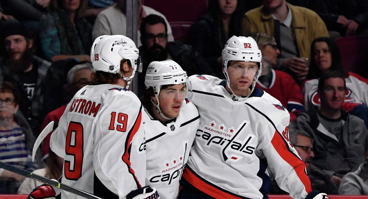 Дубль Кузнецова помог "Вашингтону" победить "Монреаль" в матче НХЛ