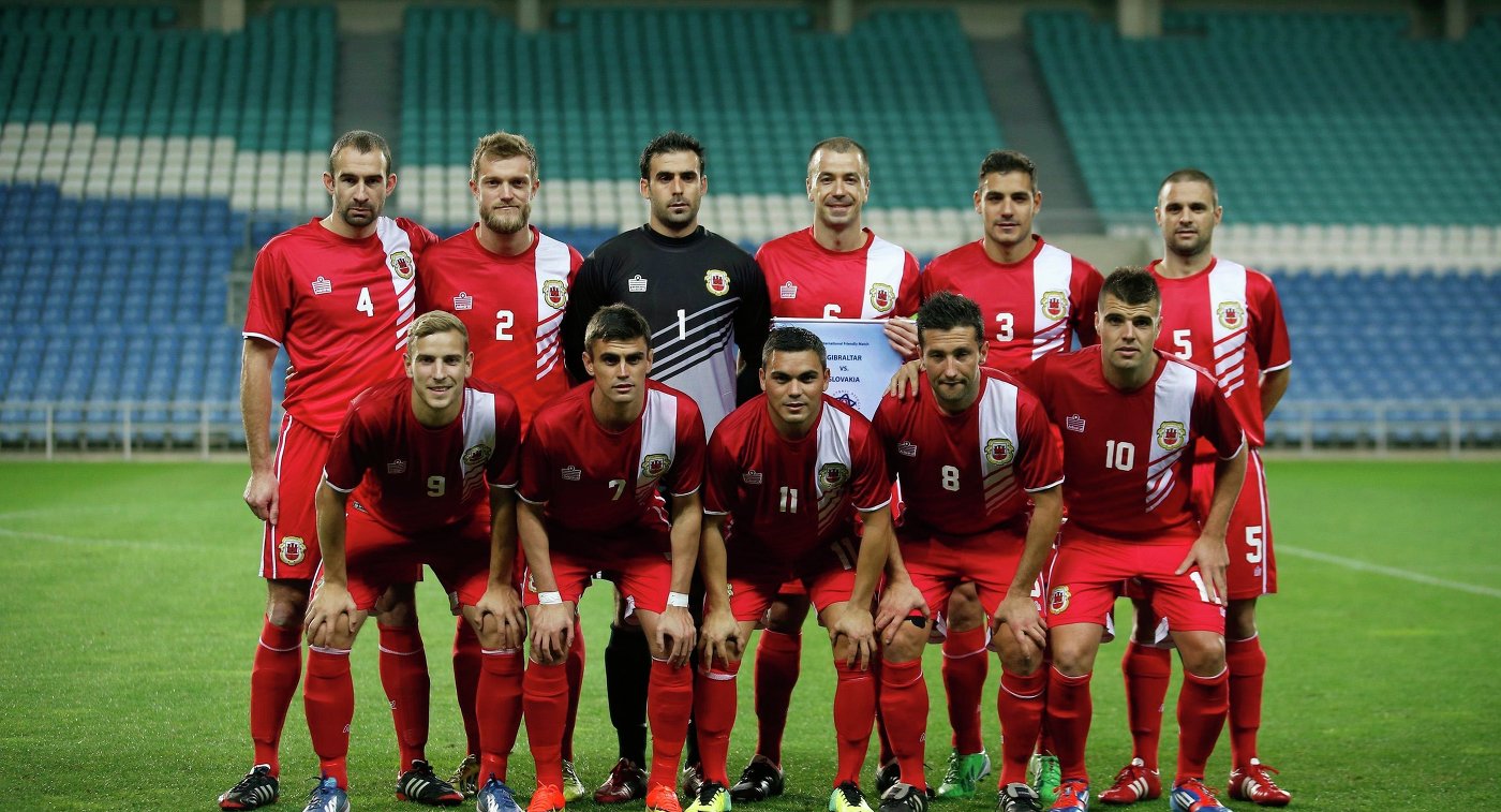 Футболисты сборной Гибралтара одержали вторую в своей истории победу