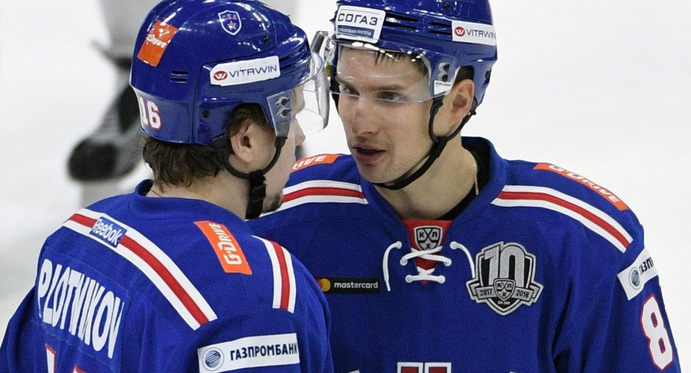 Хоккеист СКА Шипачев примет участие во втором матче серии с ЦСКА