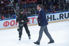СКА, завоевавший бронзовые медали чемпионата России по хоккею в сезоне-2017/18