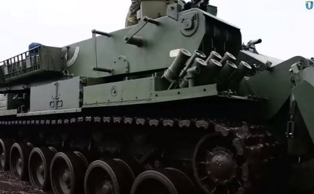 На Украине обнаружен танк-мутант (видео)