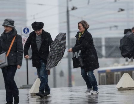 Жителей Москвы предупредили о сильном похолодании и снеге с дождём