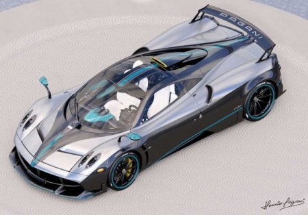 Последний экземпляр Pagani Huayra выпущен в стиле болида "Формулы-1"