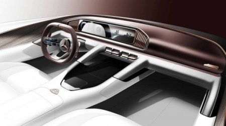 Mercedes-Maybach показал интерьер нового роскошного внедорожника