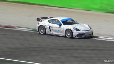 На тесты вывели "заряженный" Porsche 718 Cayman GT4 Clubsport