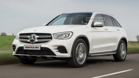 Обновлённый кроссовер Mercedes-Benz GLC Первые рендеры