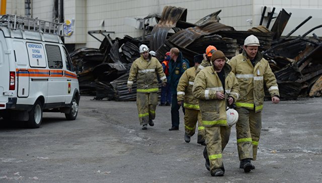 В МЧС рассказали подробности пожара в кемеровском ТЦ