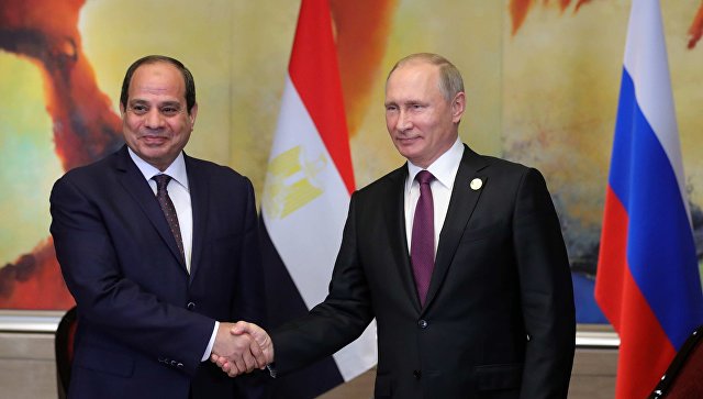 Путин поздравил ас-Сиси с победой на выборах президента в Египте