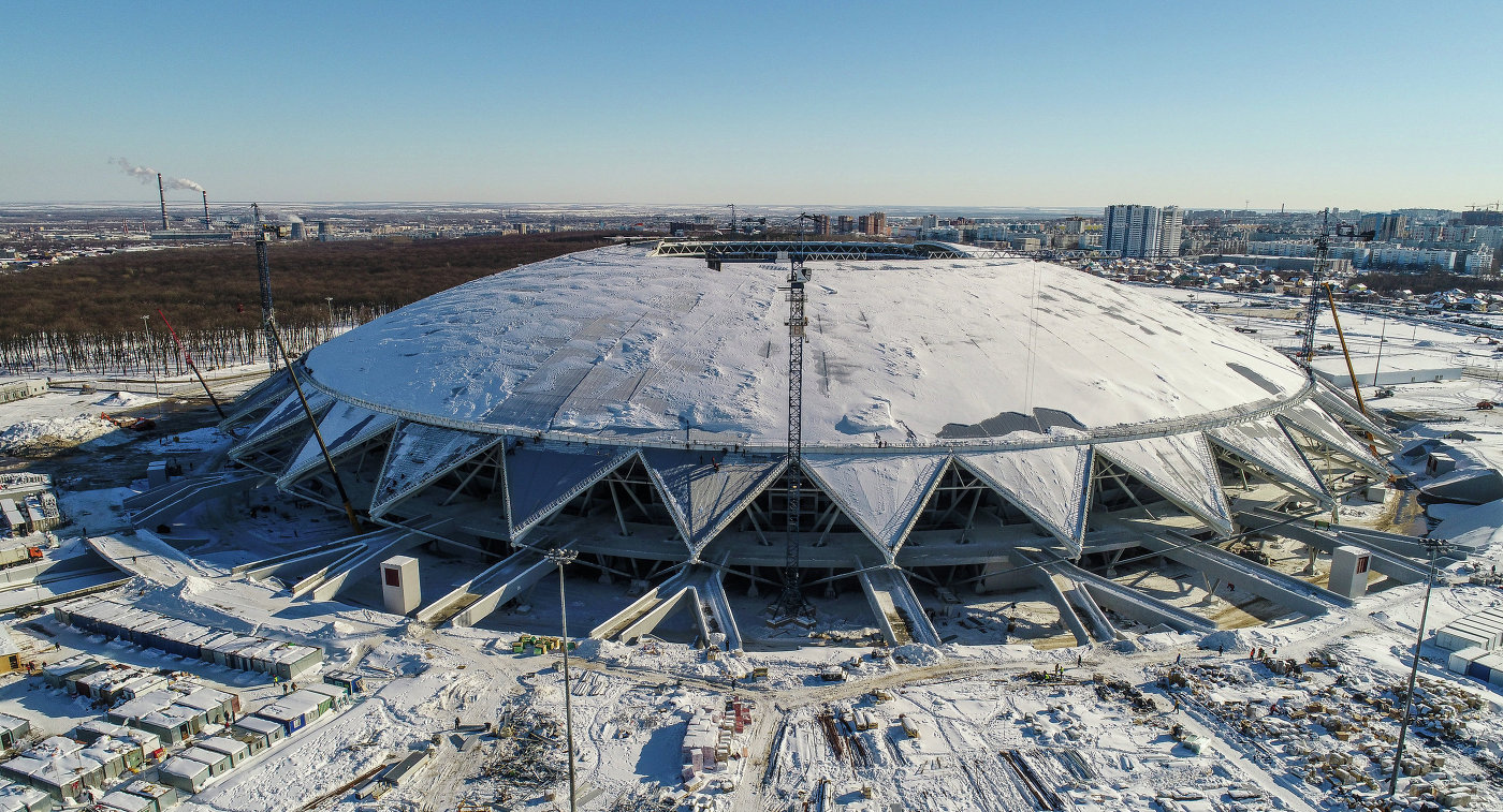 Стадион в самаре фото