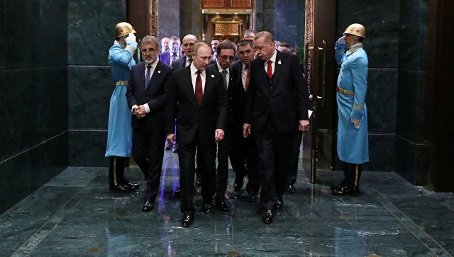 Встреча Путина и Эрдогана продолжалась полтора часа
