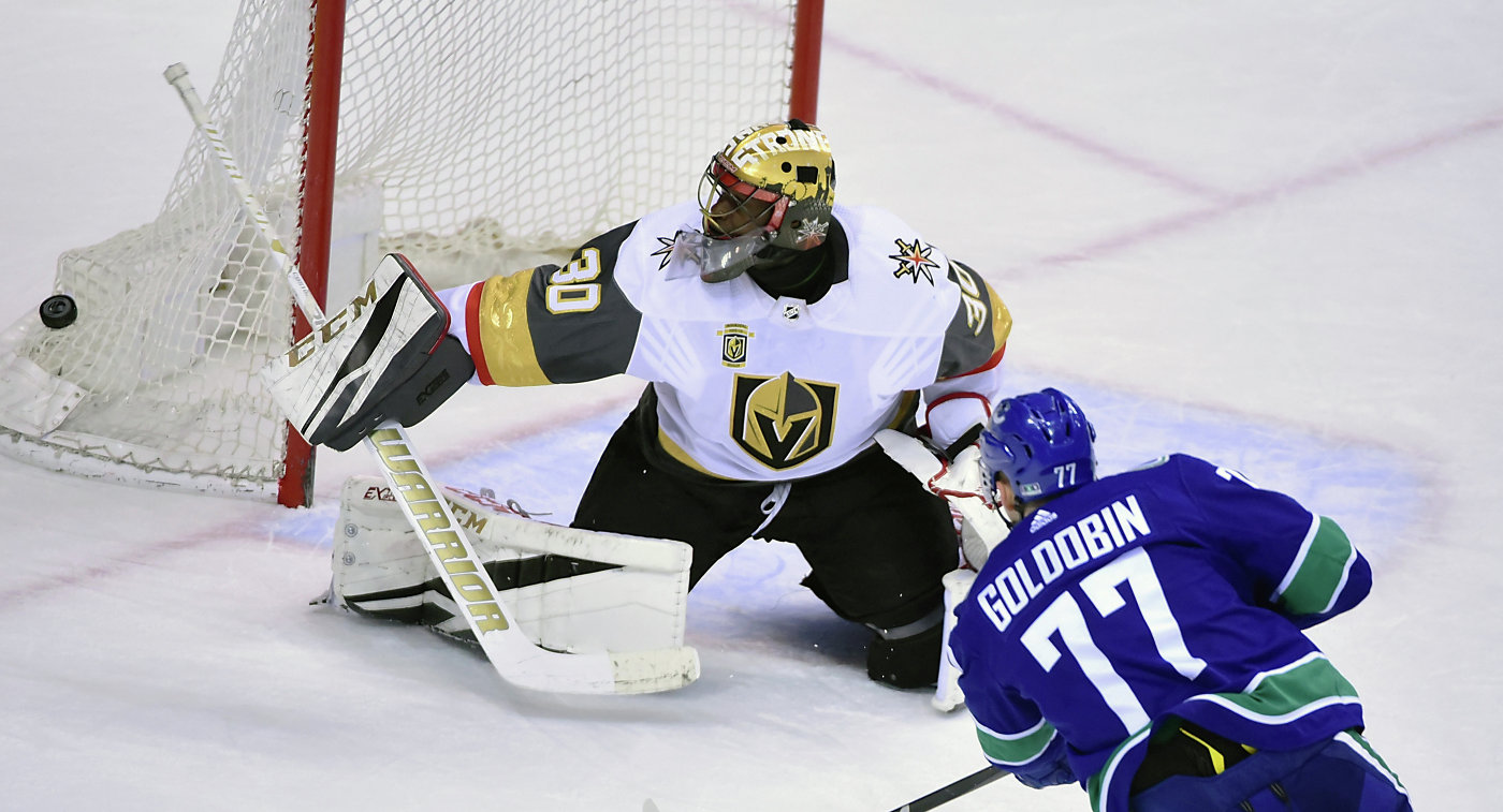 Дубль Голдобина не спас "Ванкувер" от поражения в матче НХЛ против "Вегаса"