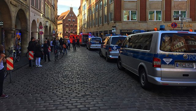 Немецкая полиция ищет взрывчатку в центре Мюнстера