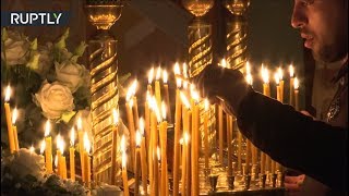 Делегация Сурожской епархии Московского патриархата доставила Благодатный огонь в Лондон