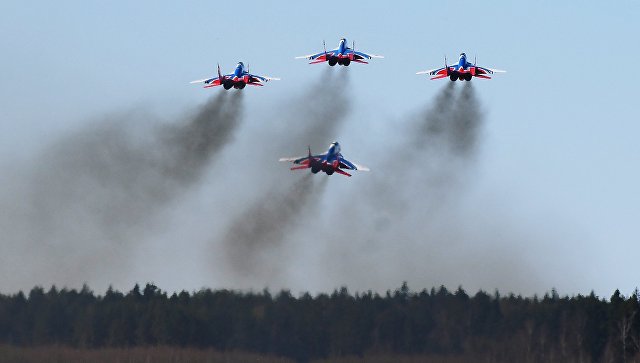 Воздушное движение над Москвой ограничат на время репетиций Парада Победы