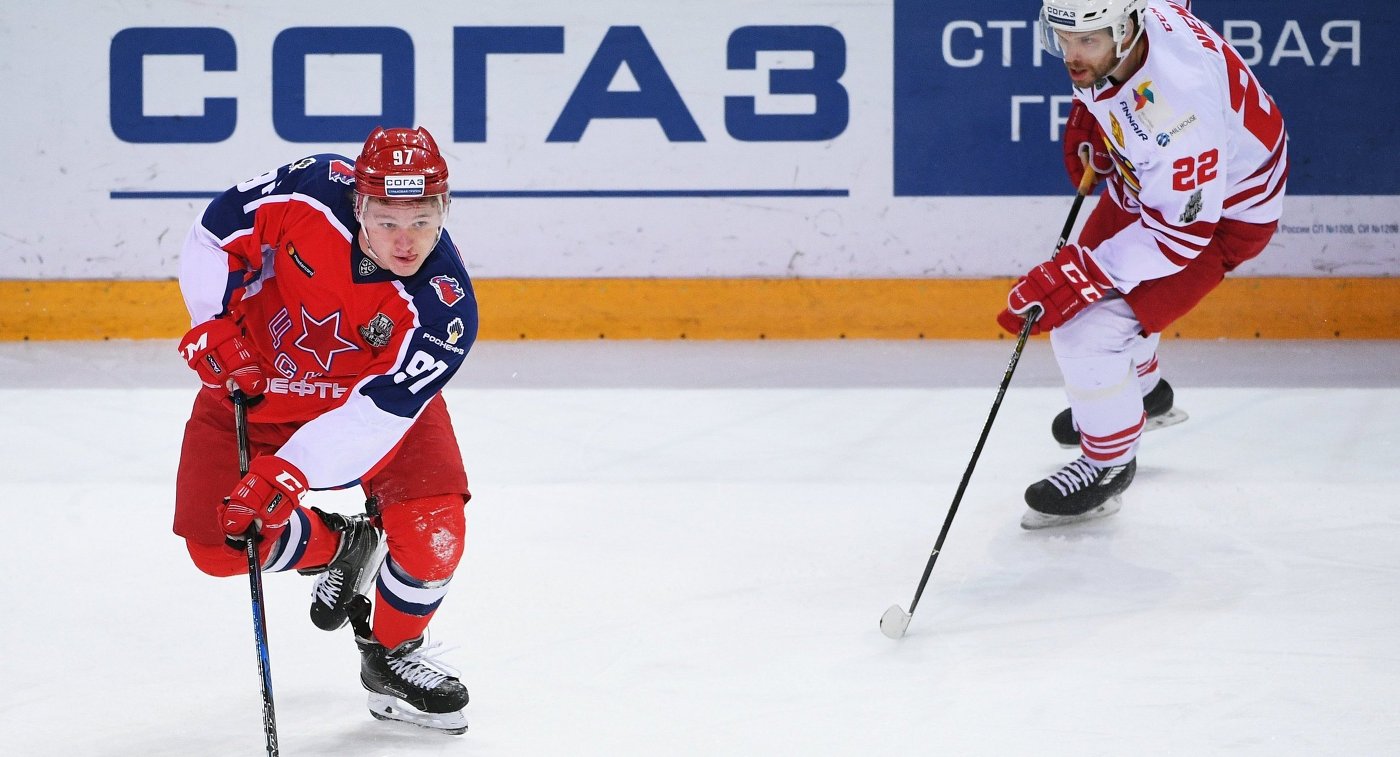 Капризов вернулся в состав ЦСКА на вторую игру финала КХЛ против "Ак Барса"