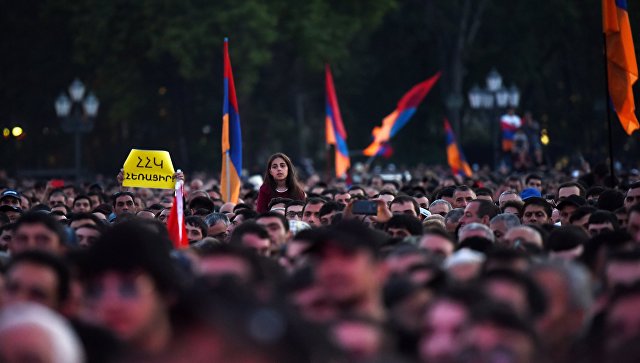 В Ереване завершился очередной митинг оппозиции