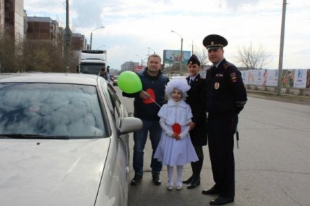 «Ангел» напомнил водителям Барнаула о важности ПДД