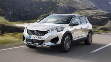 Peugeot 2008 нового поколения позаимствует дизайн у моделей 3008/5008