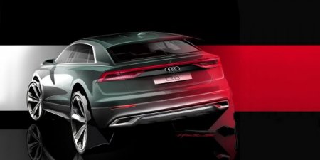 Новый тизер Кроссовер Audi Q8 построят на платформе MLB Evo