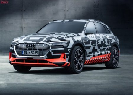 Кроссовер Audi E-Tron проходит финальные дорожные испытания