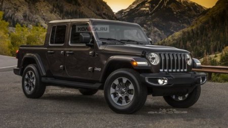 Рендеры нового пикапа Jeep Scrambler попали в сеть