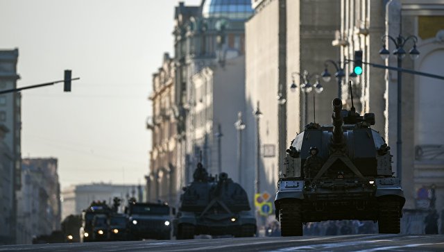 В Москве началась последняя вечерняя репетиция парада Победы