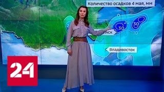 "Погода 24": Сахалин и Курилы под ударом циклона - Россия 24