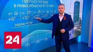 "Погода 24": юг Сибири ожидает снегопады - Россия 24