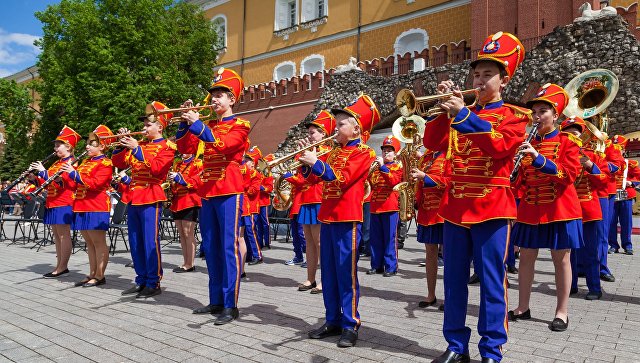 Детские духовые оркестры выступят в Зарядье