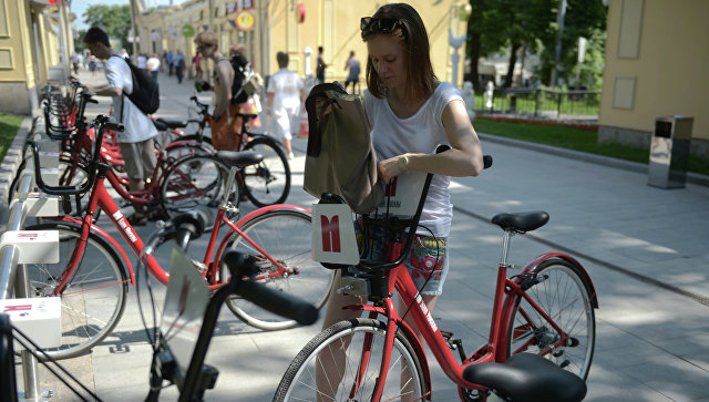 В Москве проходит акция "На работу на велосипеде"