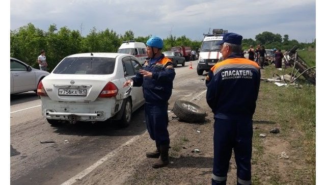 В ДТП под Ростовом погибли пять человек