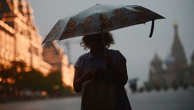 В Москве в четверг ожидаются сильные дожди, возможна гроза