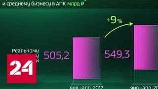 Россия в цифрах. Кредитование экономики Россельхозбанком - Россия 24