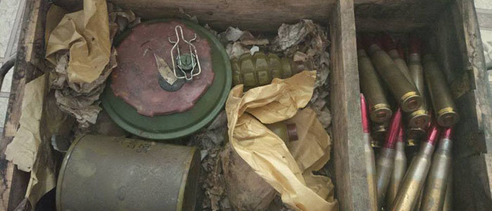На Луганщине в заброшенном доме нашли боеприпасы (Фото)