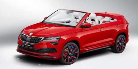 Skoda выпустила кроссовер с открытой крышей на базе Karoq