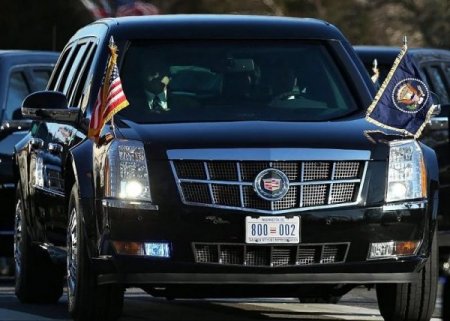 В соцсетях Cadillac «Зверь» Трампа сравнили со свиньей