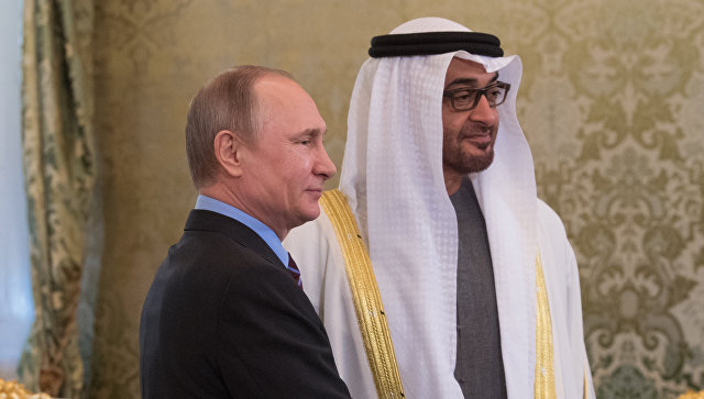 Путин и наследный принц Абу-Даби подпишут декларацию о партнерстве России и ОАЭ