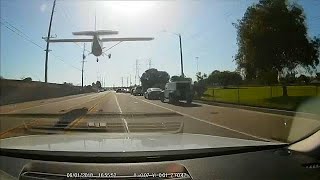 Light plane makes emergency landing on Huntington Beach