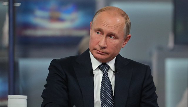 Более миллиона москвичей посмотрели "прямую линию" с Путиным