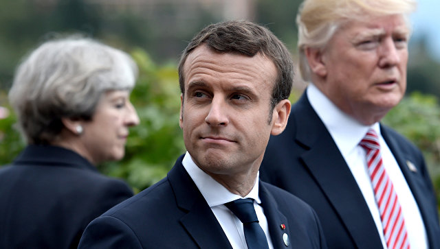 Макрон назвал темы переговоров "Большой семерки"