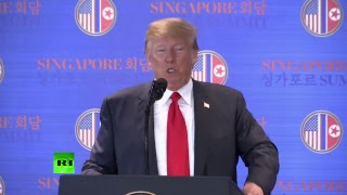 Пресс-конференция Дональда Трампа по итогам встречи с Ким Чен Ыном — LIVE