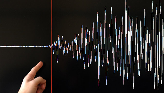 На курильском острове Парамушир произошло землетрясение магнитудой 5,4