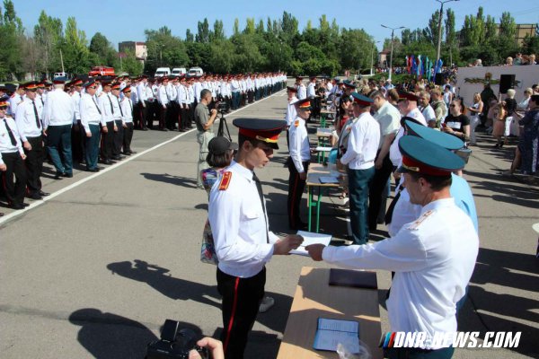 В Донецком военном лицее им. Берегового состоялся выпуск лицеистов