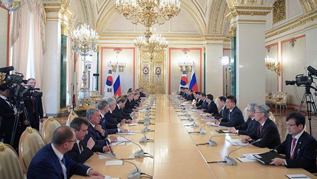 Москва и Сеул договорились о содействии росту поставок российского газа