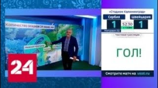 "Погода 24": в выходные на полях чемпионата будет по-настоящему горячо - Россия 24