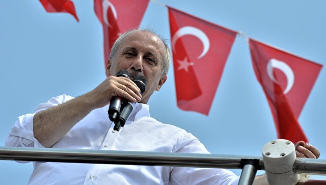 Основной соперник Эрдогана Индже заявил, что принимает результаты выборов