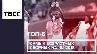 ТОП-5 самых возрастных сборных на ЧМ-2018