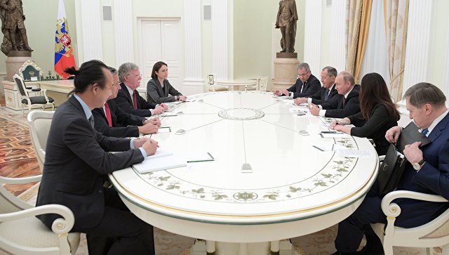 Путин и Болтон не обсуждали санкции, заявил Ушаков